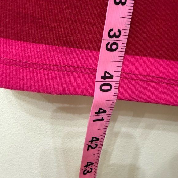 Louis Dell'Olio / L-XL / Jersey Dress / Stripe / Colorful / Pockets / Y2K / Pink - Picture 6 of 6